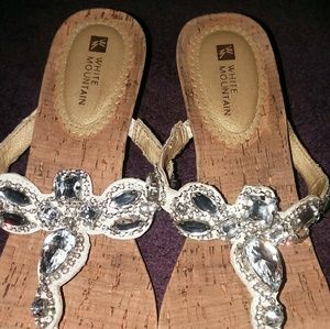 White mountain sandals